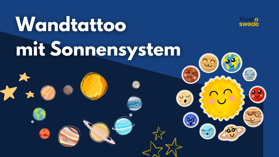 Wandtattoo mit Sonnensystem thumbnail